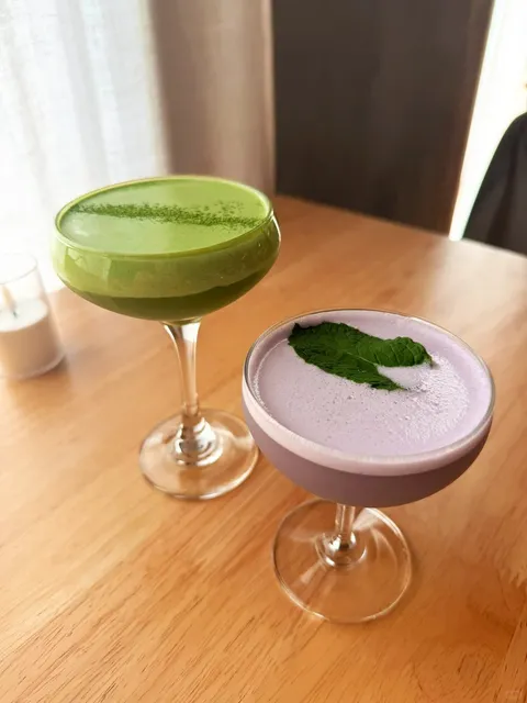 Bonsai｜Matcha Cream Foam Cocktails & Taro Sake 🍵🍹