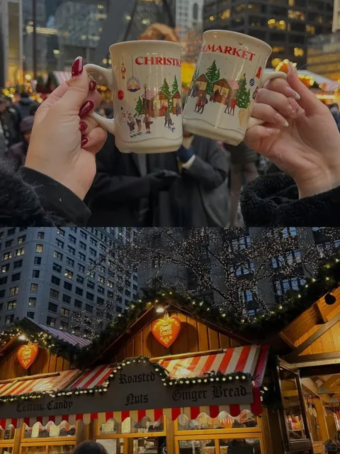  Embarking on a Christmas Atmosphere🎄 Chicago Christmas Market