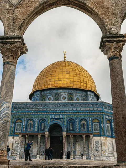 The Golden Dome of the Temple Mount ✨ Where Eternity Meets Earth