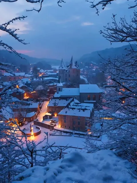 Beautiful enough for France 🇧🇪 until you arrive in Durbuy, Belgium…