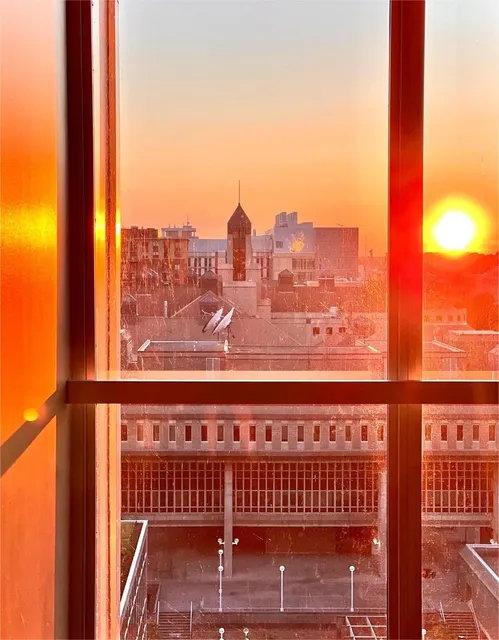 Title: Madison in Magenta: When the Sky Sets the City Ablaze 🌇✨