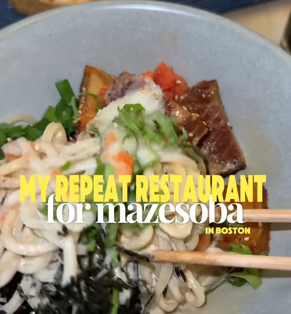 📍 Kenzoku Mazesoba, Boston