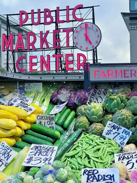 Pike Place Market 🌟📍• Seattle’s Historical Hub •