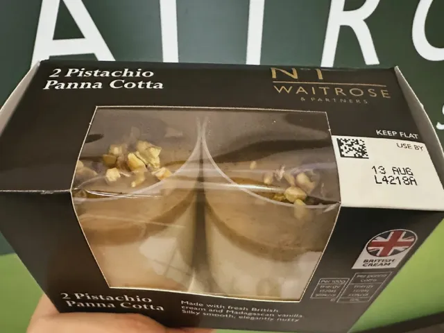 Waitrose Pistachio Panna Cotta.