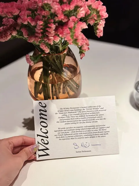 Two-Michelin-Star Widder Restaurant in Zurich