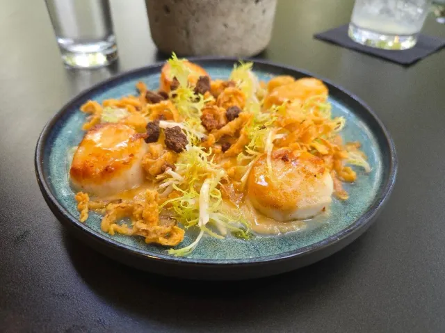 Crispy Pork Belly & Scallops 🐖🐚