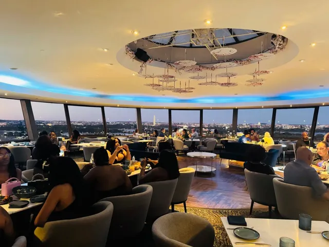 Skydome Restaurant – A Breathtaking Panoramic View of DC 🌆✨  