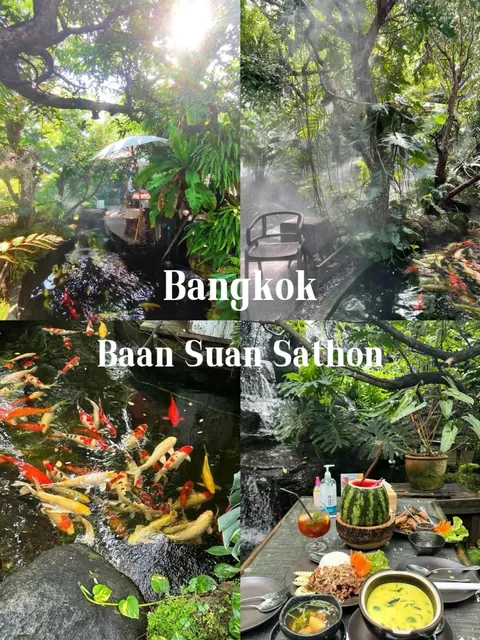 🌳 Bangkok's Trendy Rainforest Bistro 🌿 baan suan sathon 🌿