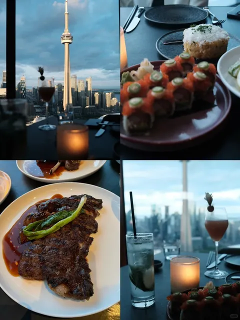 🇨🇦 Toronto Skyline Dining | Aera - Where Views Meet Flavor 🌆✨  