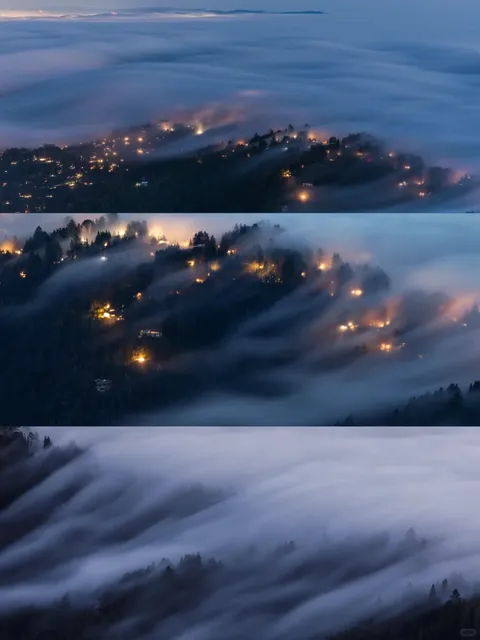 🌄🌬️ Mt. Tam’s Ethereal Cloud Sea: A Bay Area Photographer’s Dream 🏔