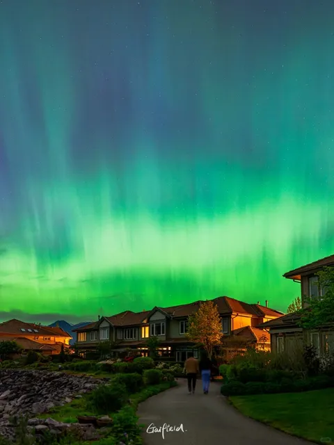 🌌 Canada | Aurora Borealis in Vancouver