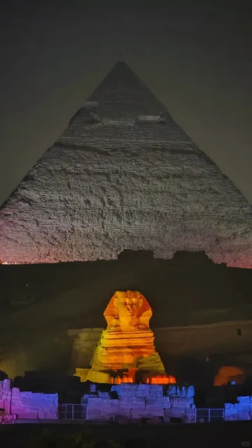 Giza Pyramids Sound & Light Show ✨ A Magical Night Under the Stars!