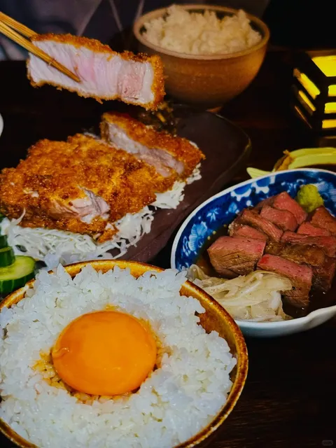 Discovered the hidden menu with pork chops at SakaiBar!