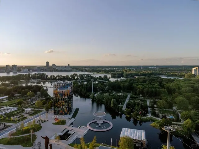 Archi (27) || Art Pavilion M: Where Nature Meets Architecture 🌊🏛️