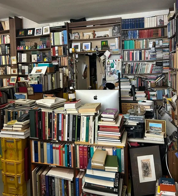  Frankfurt’s Secondhand Bookstore & the Grandpa Owner with Fluent Chin