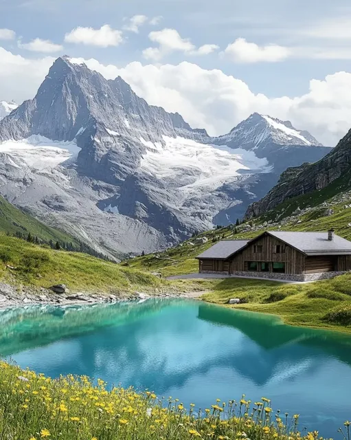 Turquoise Alpine Lake | The Sky Mirror of the Alps