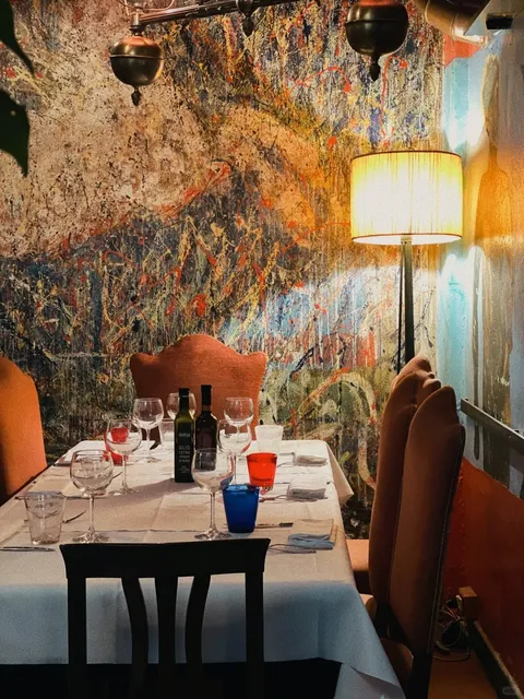 It felt like having dinner inside an oil painting.