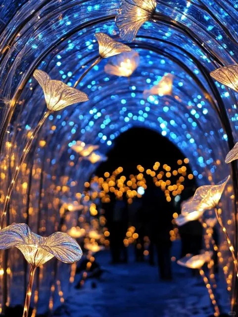 Flower Sea Transforms into Sea of Lights