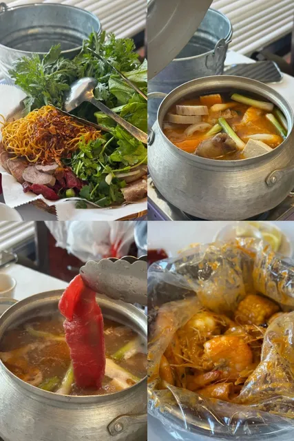 One-Stop Shop for Salted Egg Seafood Boil & Beef Hot Pot 🦀🍲