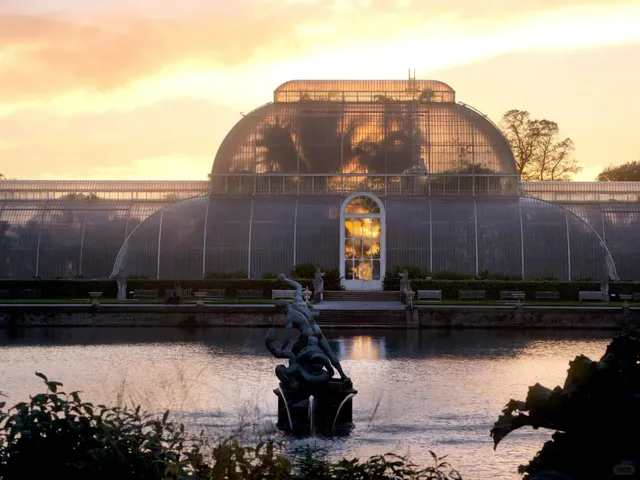  🌊 Giant Blue and White Porcelain at the Royal Botanic Gardens