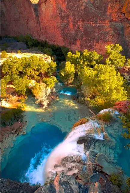 Healing Maillard-Hued Garden Falls 🌄💦🌿