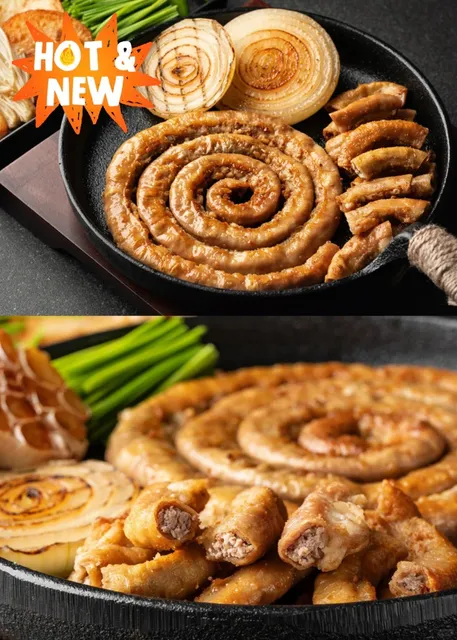 Sizzling and oily, so delicious!  