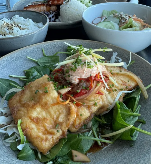 Hoku| The grilled salmon at workday lunch is really delicious 🤤