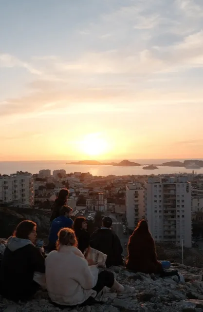Marseille Travel | A Perfect Coastal Sunset Encountered on a Hilltop