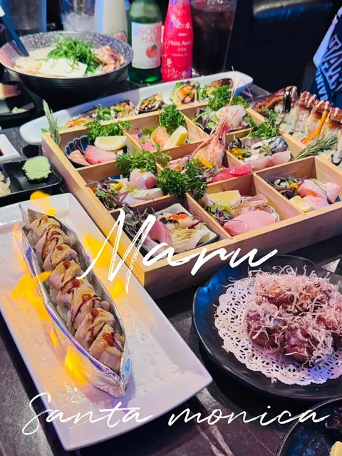 Santa Monica Food｜Flame-Seared Sushi & 9-Grid Sashimi Platter! 🍣🔥
