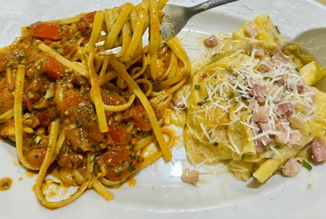 I had the most authentic Italian pasta of my life.