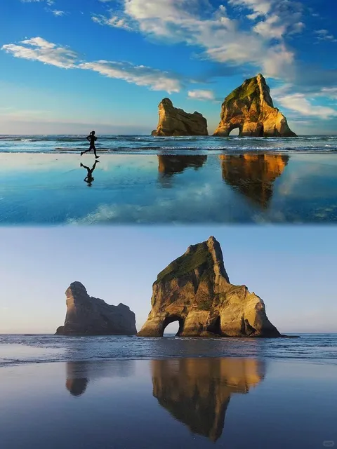 🇳🇿 Must-Visit NZ Beach: The REAL Windows Wallpaper! 🖼️🌊