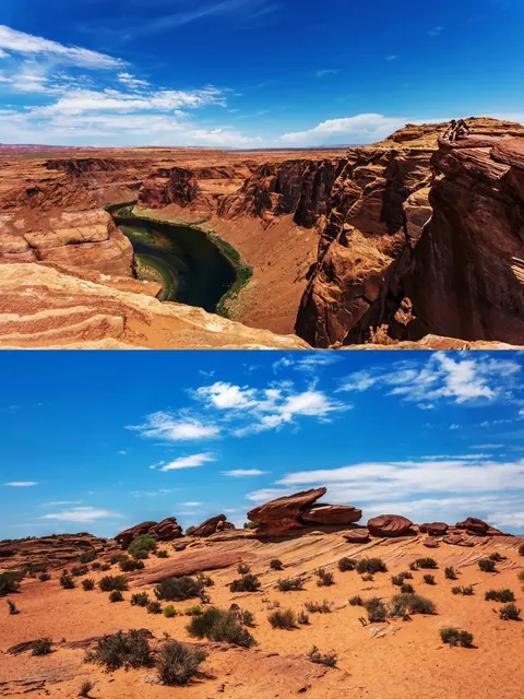 Nature’s Masterpiece: Horseshoe Bend 🏞️🌄