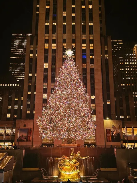 The Largest Christmas Tree in New York 🎄