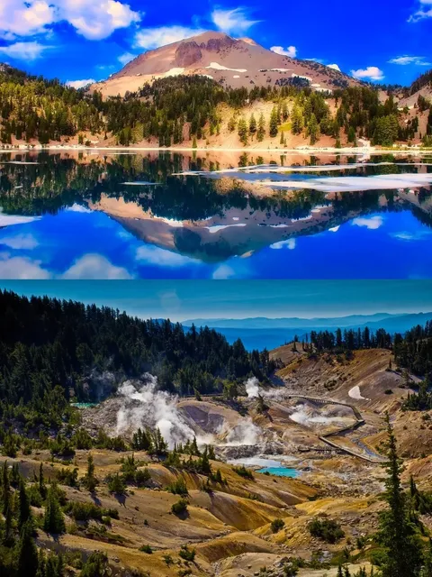 California's Lassen Volcano | Exploring Volcanic Wonders on Foot 🌋✨