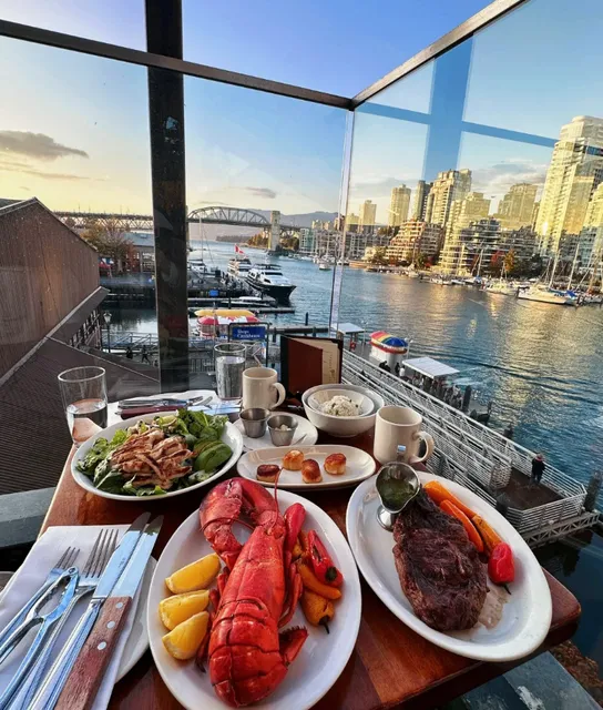 ​​🌅 Proof You're in Vancouver: The Most Stunning Patio with Ocean 