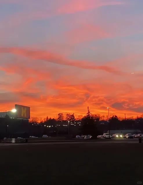 Watching Sunsets at UMich 🌇✨