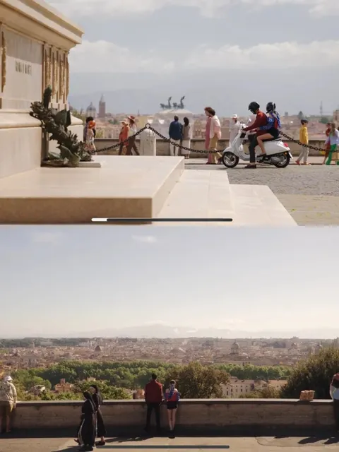 Panoramic Views of Rome from Gianicolo Hill