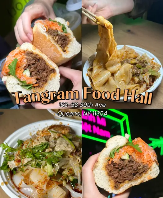 🍴 Flushing's Newest Food Court: Tangram 🏬
