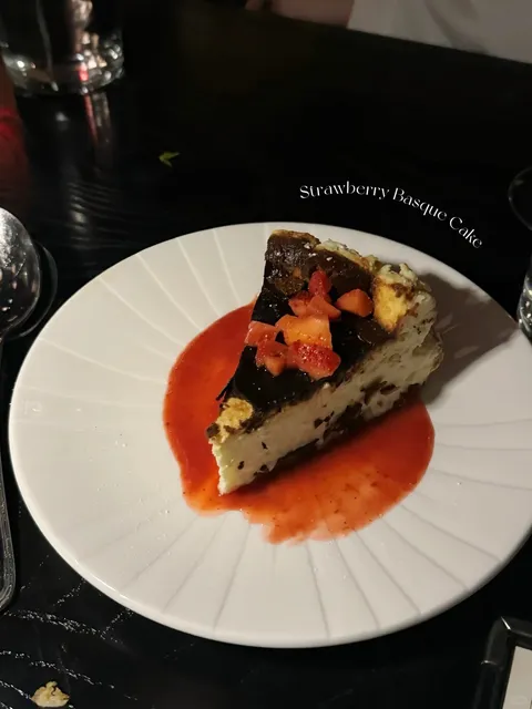 Best Strawberry Basque Cake in Atlanta! 🍓