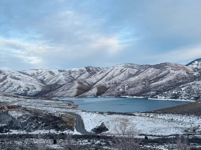 A Stunningly Serene Little Lake Nestled at the Foot of Salt Lake City