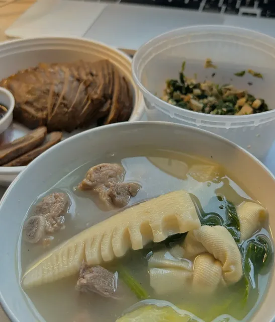 Boston | Fresh pickled beans and dried mallow for spring