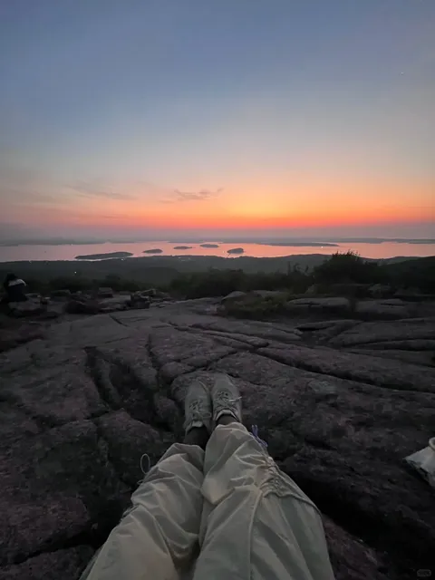 Driving North from Boston | Watching the Sunrise at Acadia, Maine