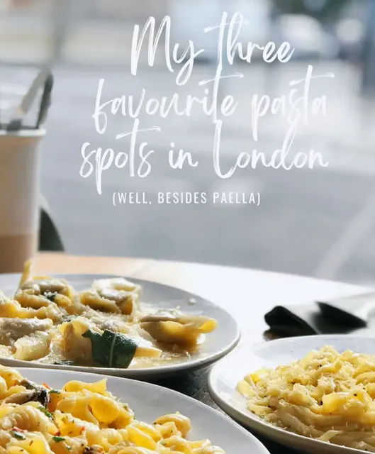 🍝 My top 3 pasta hideouts in London! GB - Shhh! 🤫