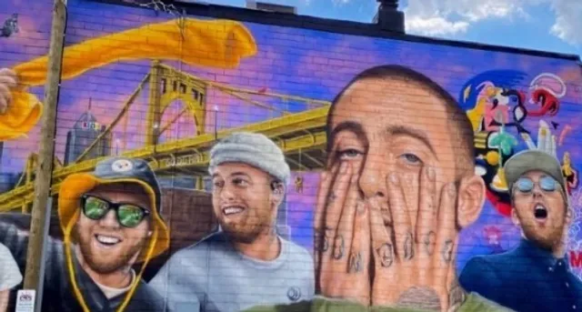 🎨 Mac Miller Mural | A Tribute in Paint in Etna