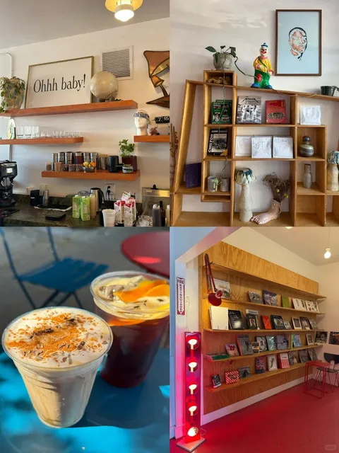 LA 🪴 This hidden gem ☕️ is so interesting 📕 🎵 🎵