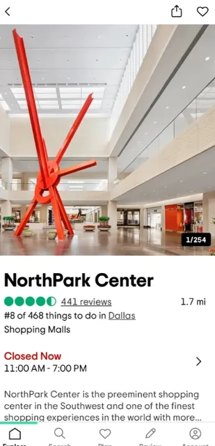 Shopping Recommendations in Dallas, Texas