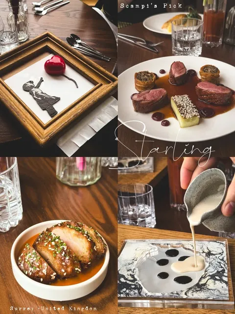 ​​🇬🇧 Starling in Surrey: Where Art Meets Michelin Magic 🎨✨​​