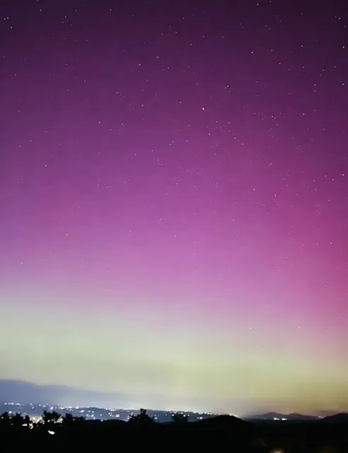 Aurora Captured in Virginia! 🌌✨