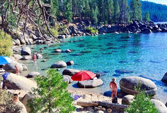 Lake Tahoe’s Most Stunning Cove is a Nude Beach?! 😳