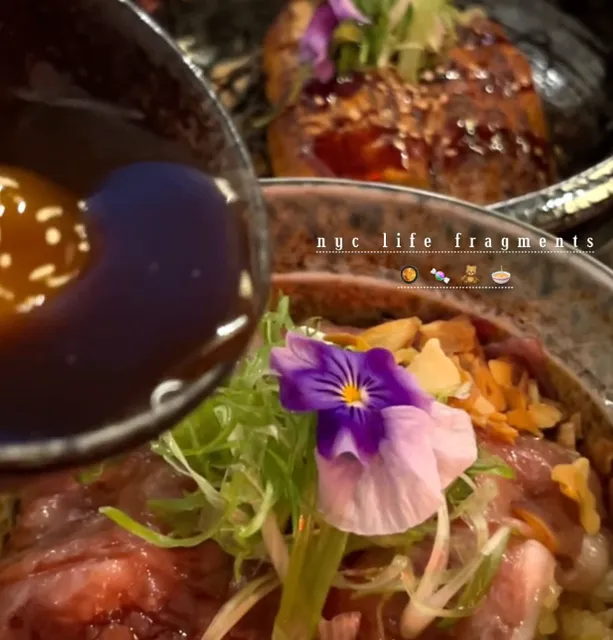 Who wouldn’t fall in love with this Wagyu bowl in New York🌟